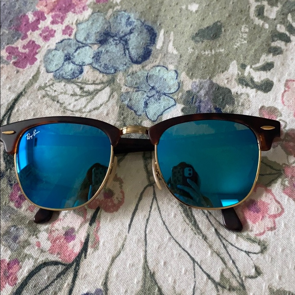 Ray Ban Clubmaster Tortoise/Blue